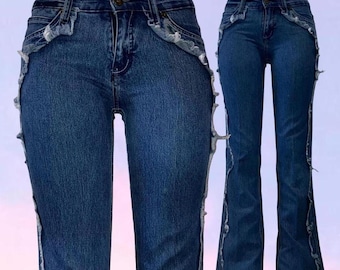 Vaqueros acampanados vintage Y2K de los años 90