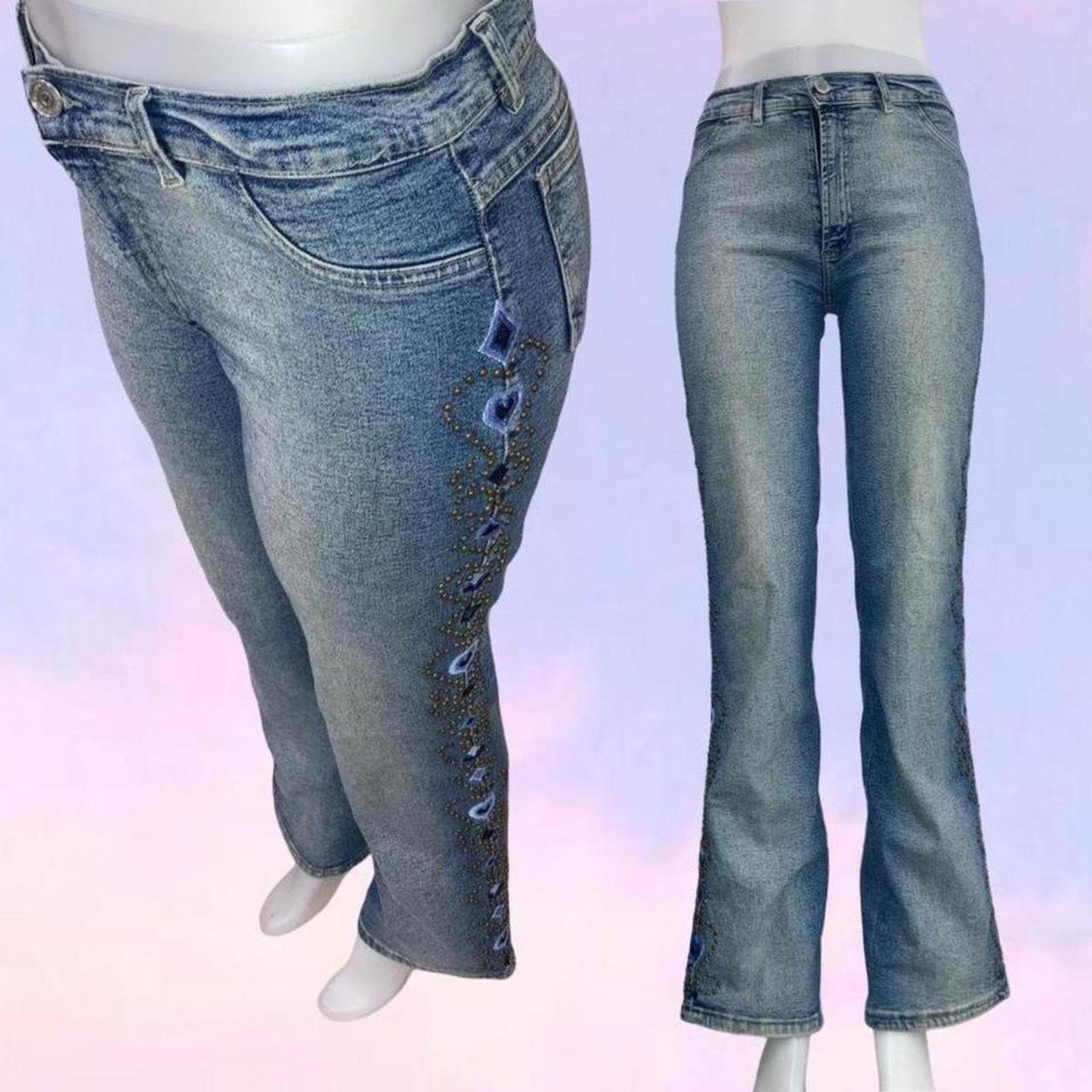 Y2k Thong Low Rise Jeans 2000s Brazilian Jeans