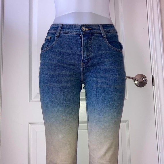 Vintage 90s y2k ombre jeans - image 2