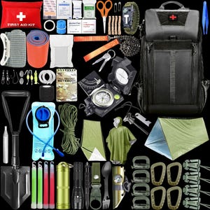 Tactical Medical Backpack Survival Kit: First Aid, Camping, Hiking