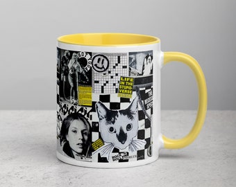 punk collage mug