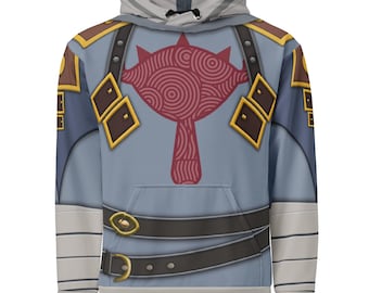 Link's Stealth Set: All Over Print Hoodie Botw/totk Legend of
