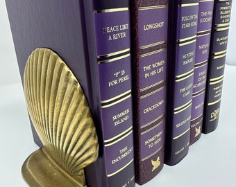 Purple Monochrome Book Set, Purple Book Decor, Readers Digest Curated Set of 5 Violet Books *Free Shipping*