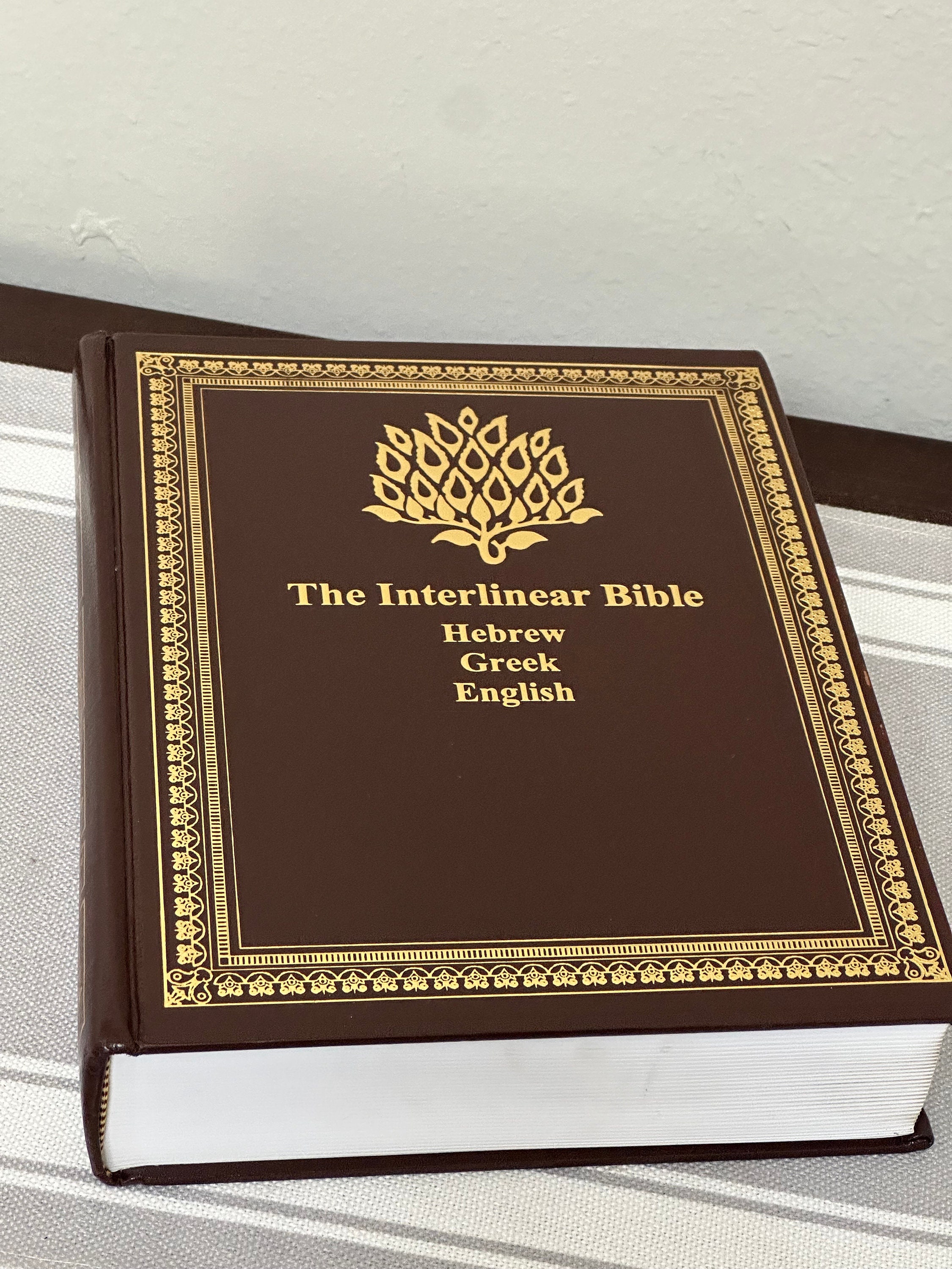 Interlinear Bible Hebrew greek english  2nd Edition Jay   Etsy