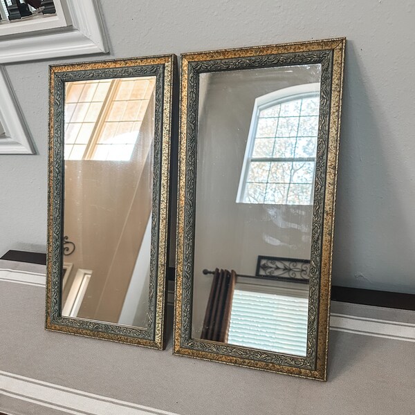 Vintage Mirror Wall Etsy