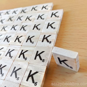 Wooden Scrabble Tiles -  Singapore