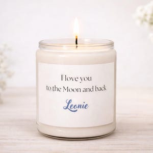 Personalisierte Duftkerze - Kerze mit Namen - personalisiertes Geschenk - Geschenk für Freundin/Patner