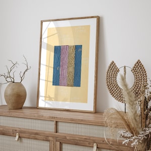 Vintage Minimalist Art Print / Wand Kunst Textil PRINTABLE / japanischer digitaler Download - asiatische Kunst