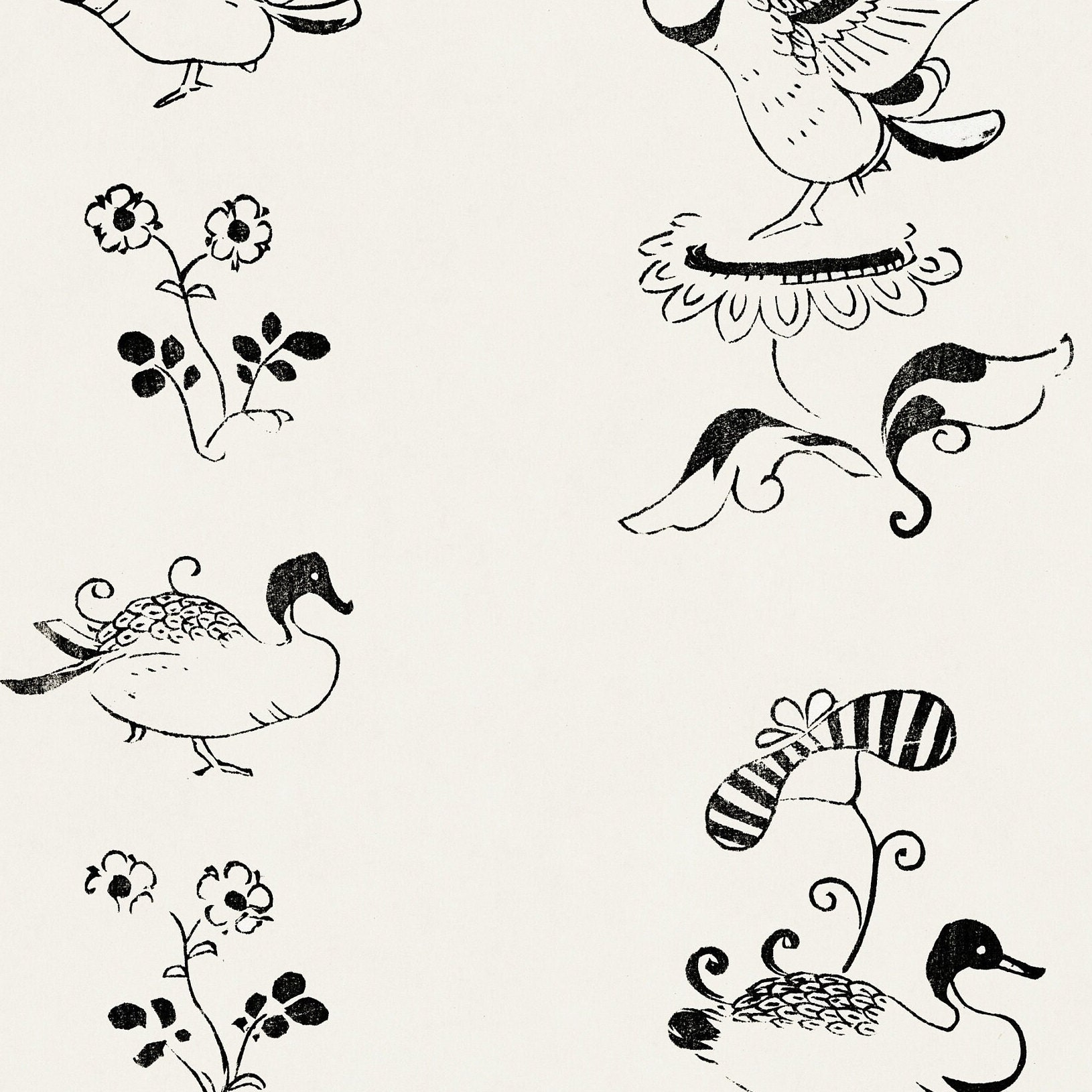 Japanese Minimal Black and White Wall Art Taguchi Tomoki Bijutsu Sekai