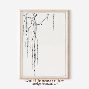 Minimalist Wall Art - Japanese Art Print -  Black And White Japanese Wall Art - DIGITAL DOWNLOAD