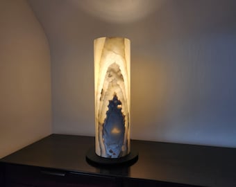 Onyx Säule Tischlampe, Stein Ambiente Beleuchtung (23 ")