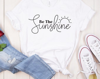 Sunshine Graphic Shirt for Summer, Sunshine Tee, Positive Vibes Shirt, Holiday Gift Ideas