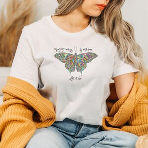Butterfly Song Lyric Short Sleeve Tee, John Lennon Lyrics Tee, Beatles Shirt, Birthday Gift Ideas, Motivational Song Lyrics Shirt