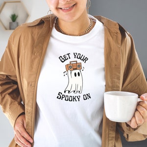 Get Your Spooky On Halloween Shirt, Cute Ghost Tee, Halloween Ghost Shirt, Halloween Gift Ideas, In My Spooky Era