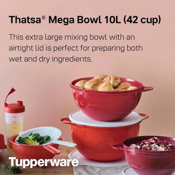 Limited Time Special SALE Tupperware Thatsa Mega Bowl 