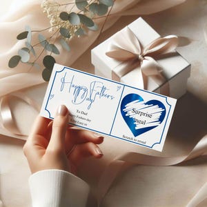 Cadeau personnalisé à gratter pour la fête des pères, bon pour la fête des pères, cadeau d'anniversaire, cadeau des fêtes, gratter, gratter pour révéler