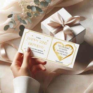 Cadeau d'anniversaire personnalisé à gratter pour révéler, bon d'anniversaire, cadeau des fêtes, cadeau d'anniversaire, à gratter, à gratter pour révéler