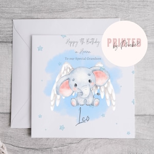 Carte d'anniversaire céleste personnalisée pour fils, neveu, petit-fils, frère, ami