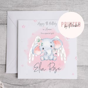 Carte d'anniversaire céleste personnalisée pour fils fille neveu nièce petite-fille petit-fils soeur frère ami