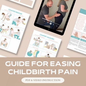 Ultimate Guide to Easing Childbirth Pain Comfort Measures & Counter Pressure Techniques for Labor Relief Digital Download image 1