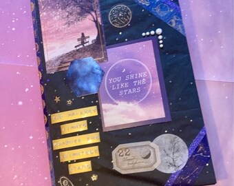 Galaxy Themed Decorated Notebook PD