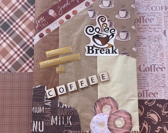 Coffee Themed Decorated Notebook PD