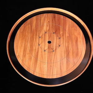 Crokinole Board &quot;Magic&quot; Solid Mahogany Hardwood Great Gift