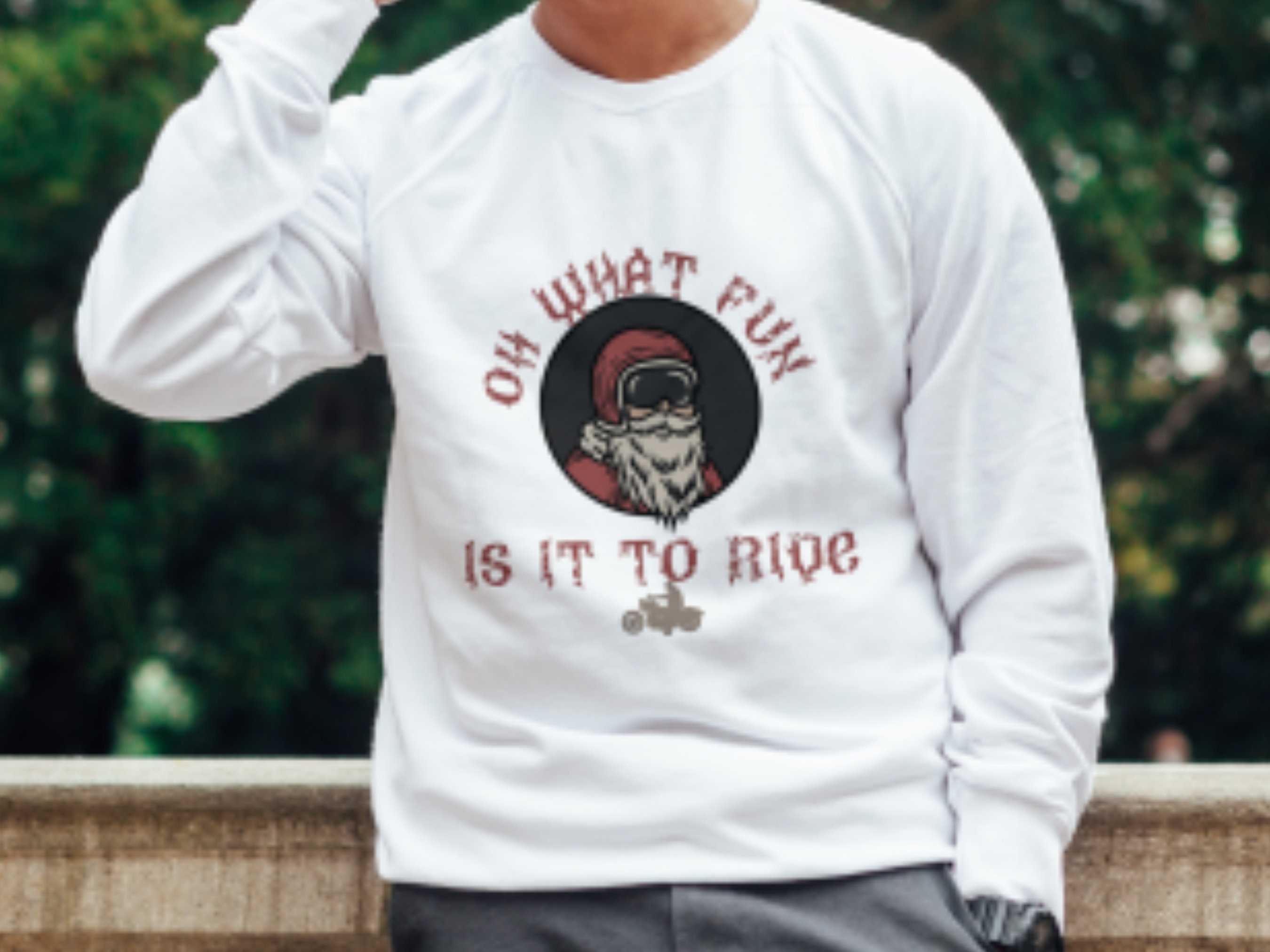 Santa Cruz Crewneck - Etsy