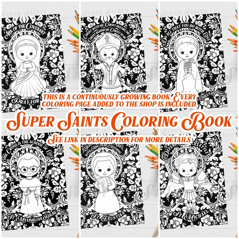 St. Faustina Coloring Page | Catholic Coloring Page for Kids | Saint ...