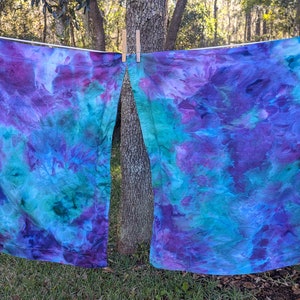 Tie Dye Duvet Set-Hand Dyed Ice Dyed- Witches Brew