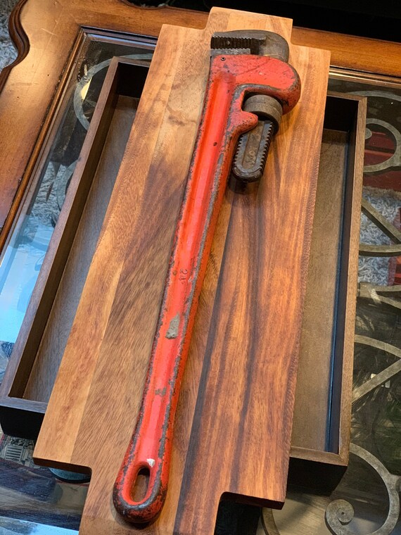 Vintage Heavy Duty Pipe Wrench Etsy