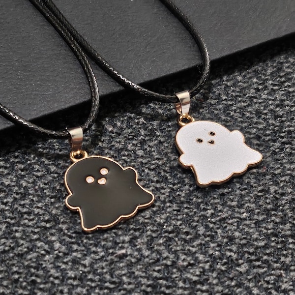 Cute Matching Couple Ghost Necklaces