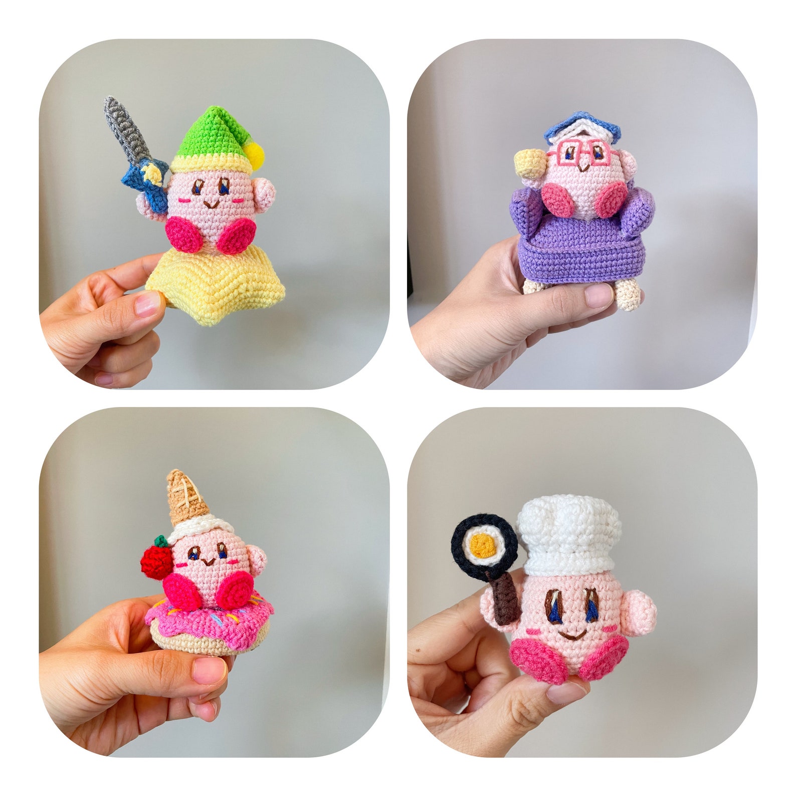 Crochet Kirby Pattern Etsy