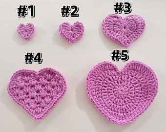 schema cuore all'uncinetto