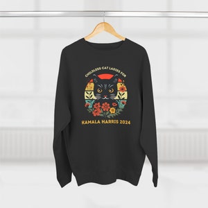 Childless Cat Ladies for Kamala Harris 2024 Sweatshirt | Kamala Sweatshirt | Harris 2024 Sweatshirt | Unisex Crewneck Sweatshirt