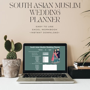 South Asian Muslim Wedding Planner| Excel Spreadsheet| Instant Download| Muslim|Wedding Planner