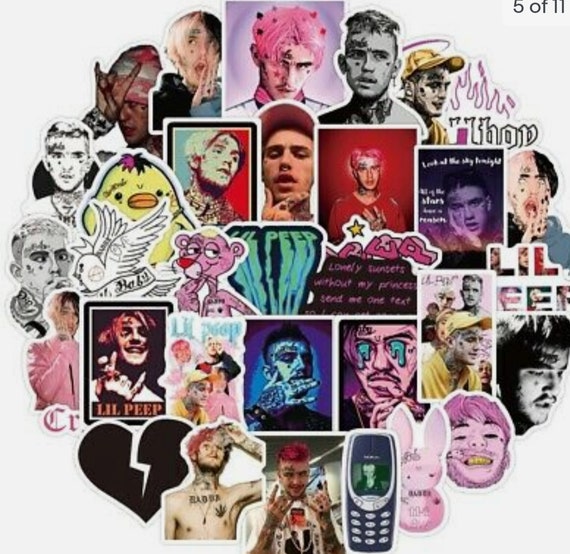Lil Peep Sticker Pack - Etsy