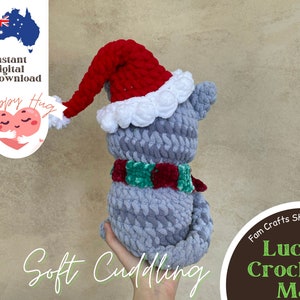 Virkat mönster för Mochi-katt: Amigurumi-kattunge, julversion (PDF-mönster) bild 4