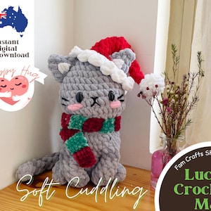 Virkat mönster för Mochi-katt: Amigurumi-kattunge, julversion (PDF-mönster) bild 5