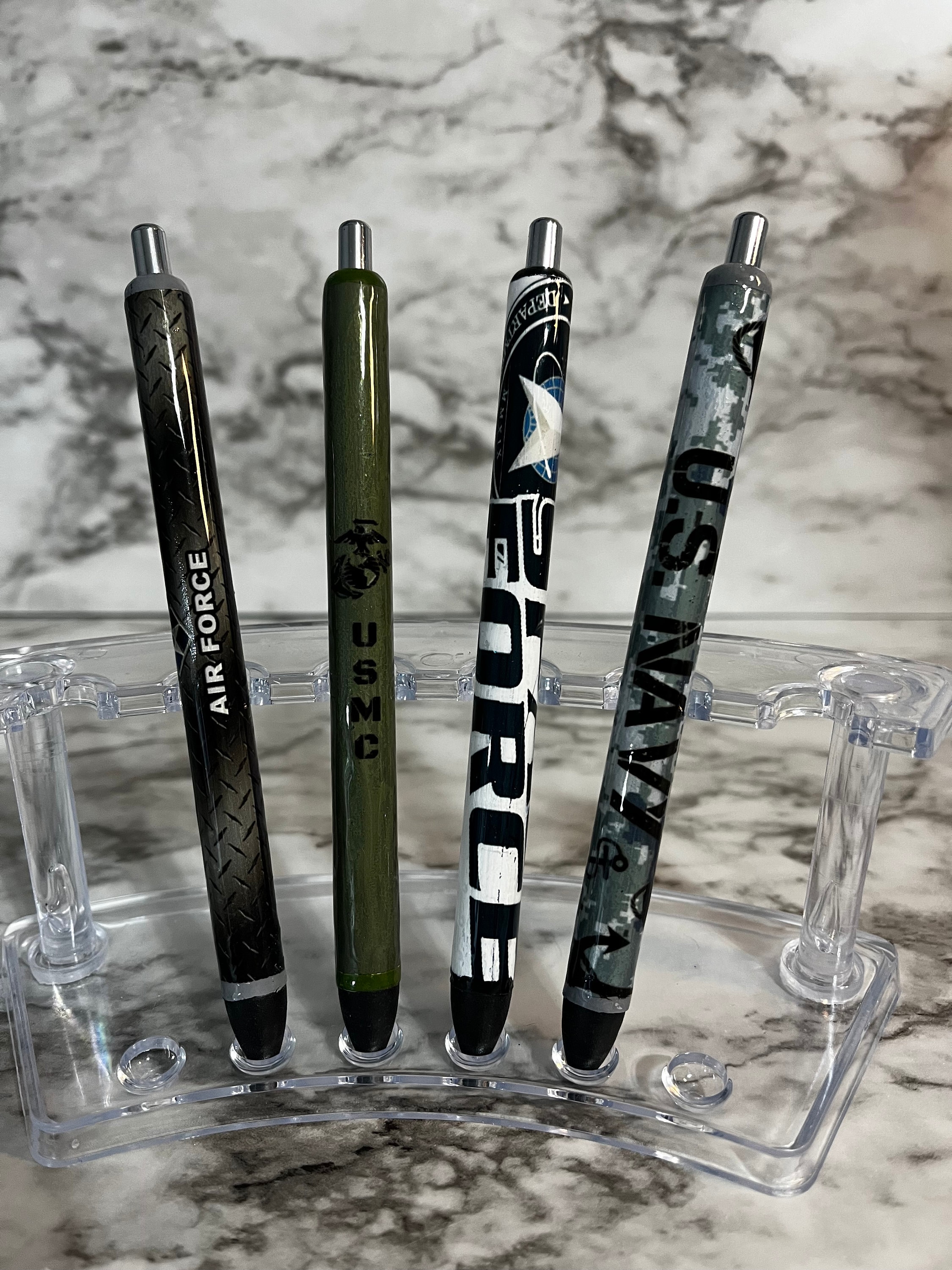 Military Refillable Ink Pens,  Armed Forces, USA Military Gifts, Inkjoy Gel Pens