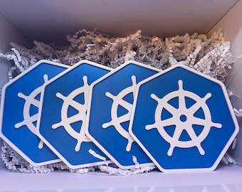 Kubernetes Drink Coaster - Set of 4