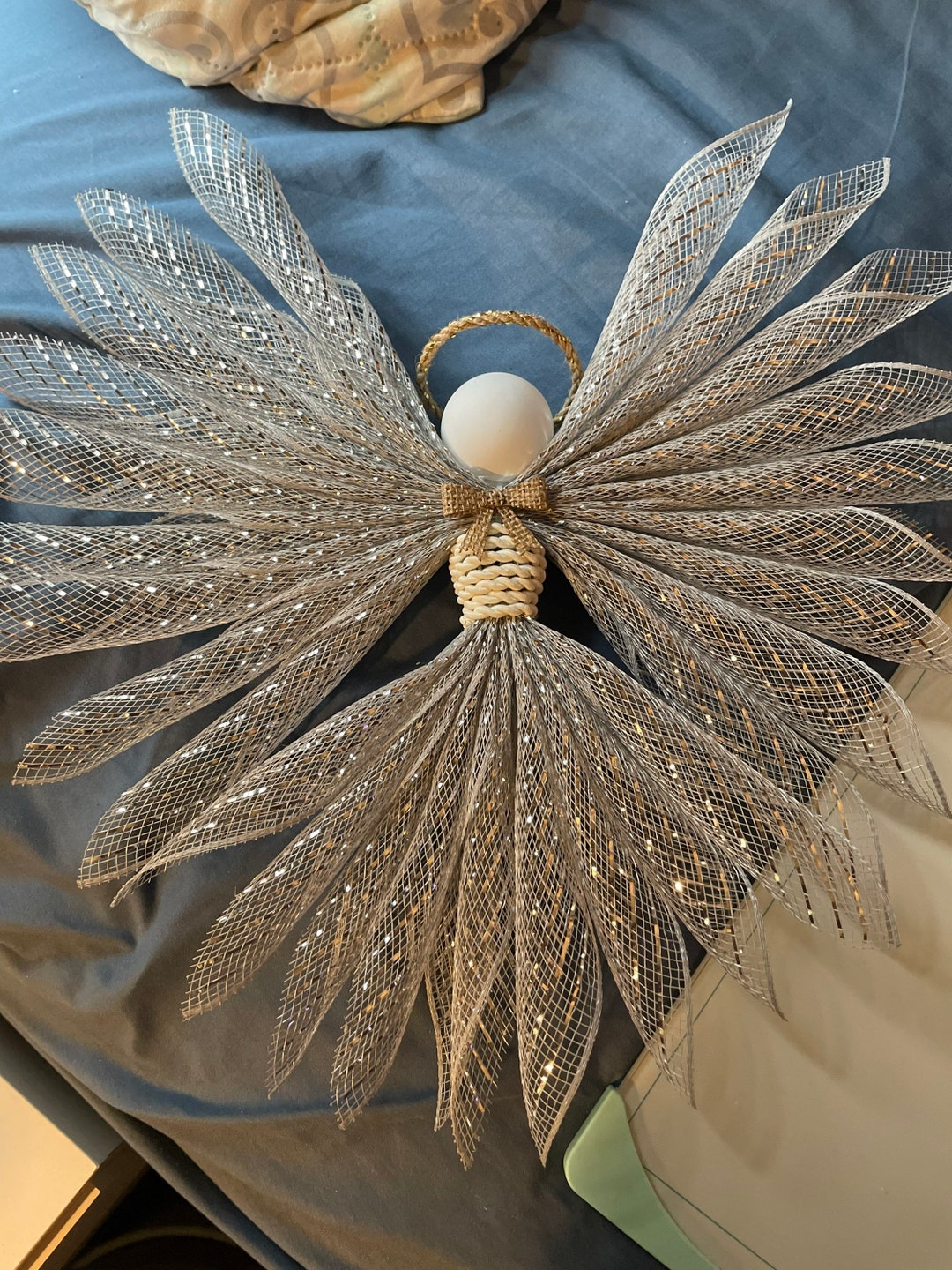 Deco Mesh Angel - Etsy