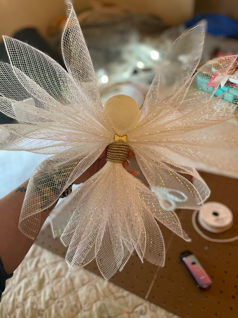 Deco Mesh Angel - Etsy