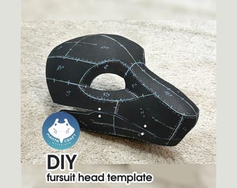 Saluki Fursuit Headbase Pattern moving jaw - DOWNLOAD ONLY