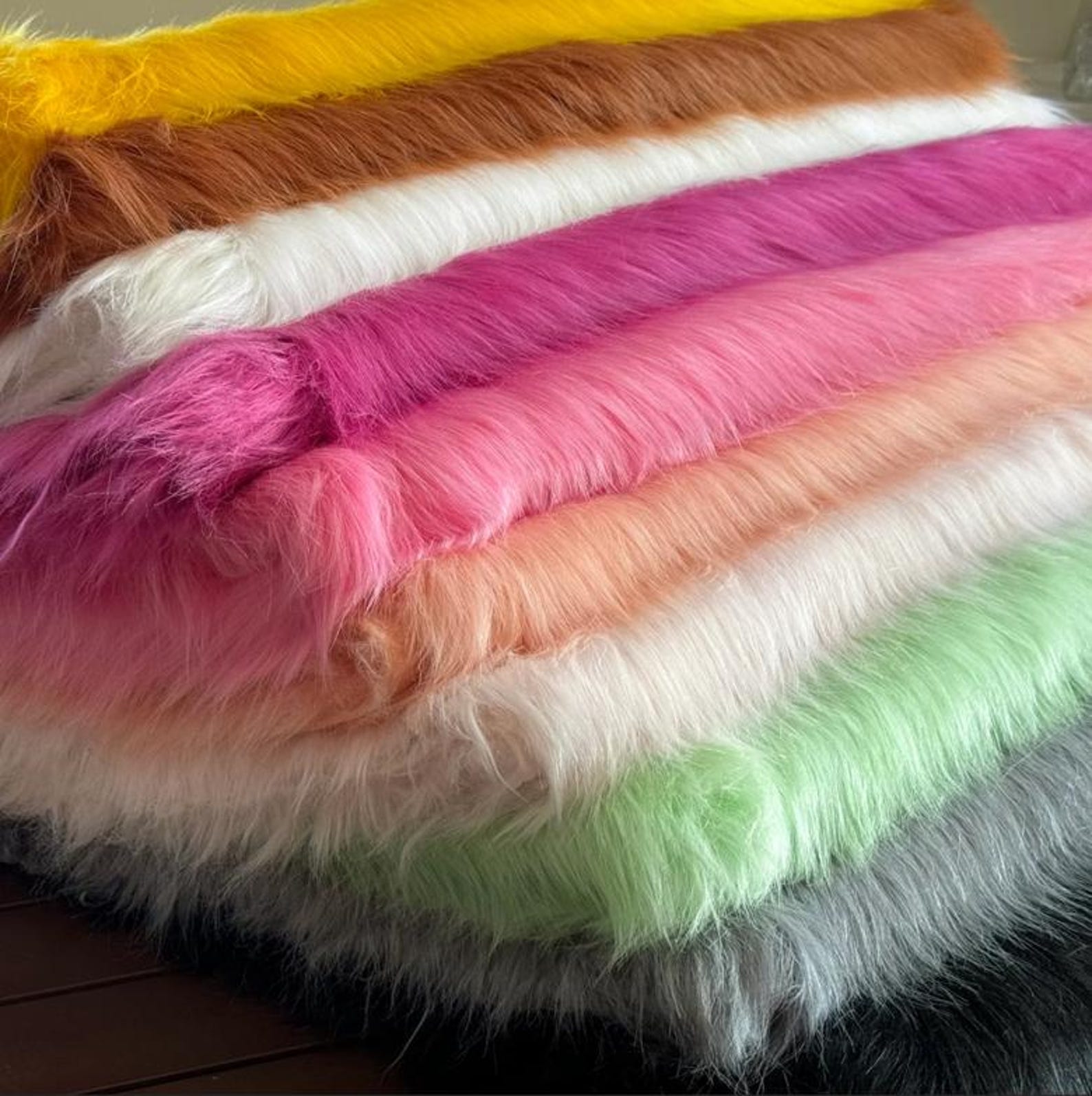 Furaddiction Faux Fur Sample Swatch Cards - Etsy