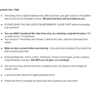 Utahraptor Fursuit Headbase Pattern moving jaw - DOWNLOAD ONLY image 3