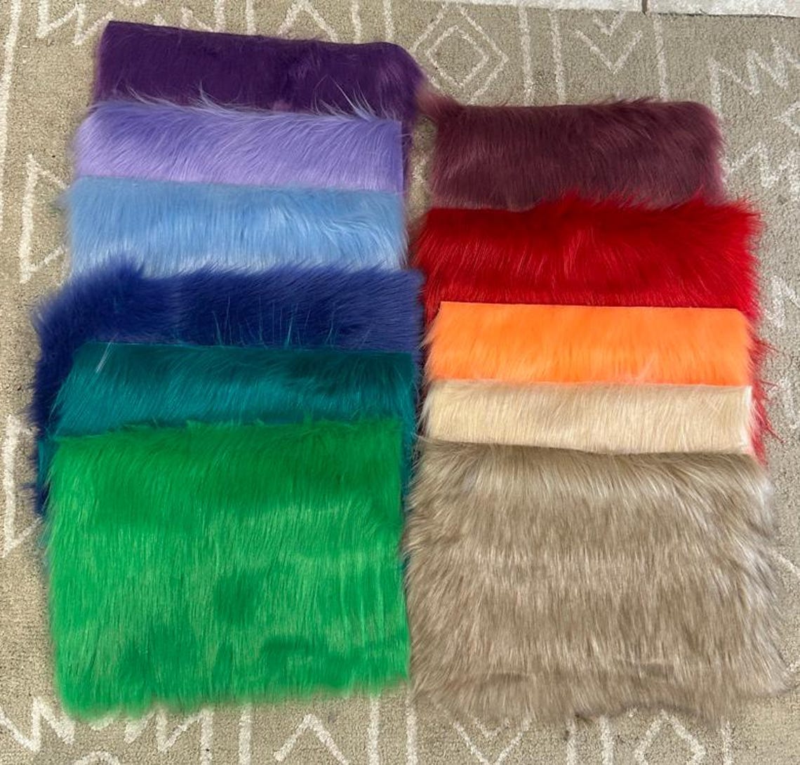Furaddiction Faux Fur Sample Swatch Cards - Etsy