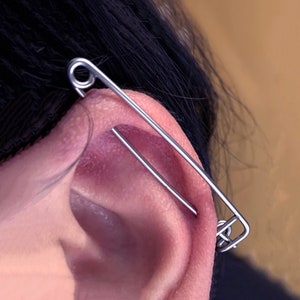 16G Pin Industrial Barbell Earring Unique Pin Barbell for