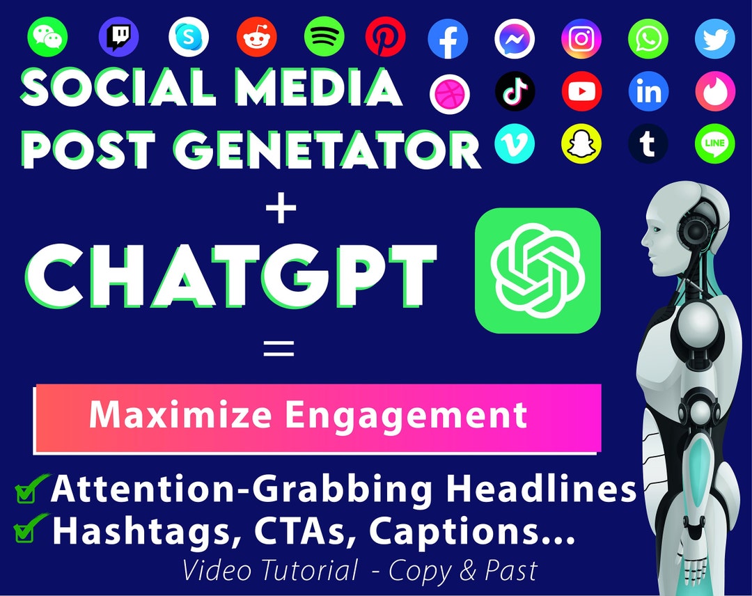 Chatgpt Social Media Post Generator, Chatgpt Prompts to Maximize