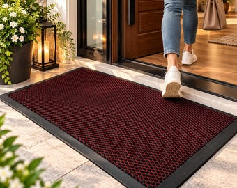 Non Slip Door Mat Indoor Outdoor, Soft Waterproof Entrance Rug, Durable Floor Mat, Front Door Carpet, Hotel Villa Entryway Mat, Modern Doorm